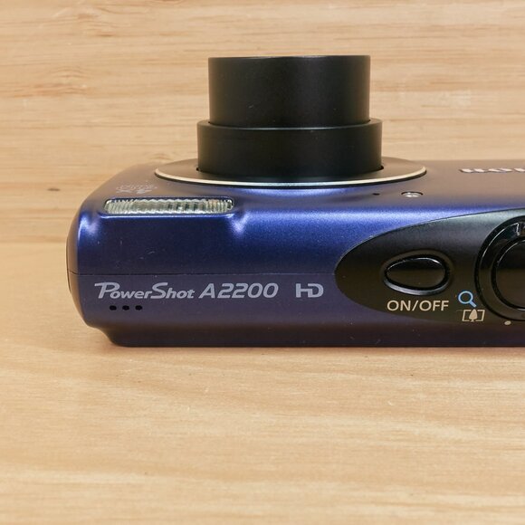 Canon PowerShot A2200 14.1MP Digital Camera / 4x Optical Zoom / Blue / Tested - Picture 5 of 9